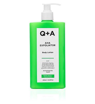Q+A AHA Exfoliator Body Lotion 250ml