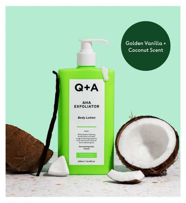 Q+A AHA Exfoliator Body Lotion 250ml (6)