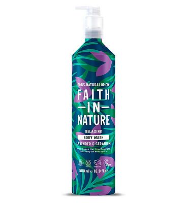 Faith in Nature Body Wash Lavender and Geranium 500ml