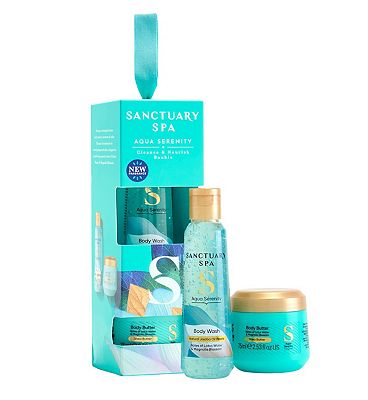 Sanctuary Spa Aqua Serenity Cleanse & Nourish Festive Bauble