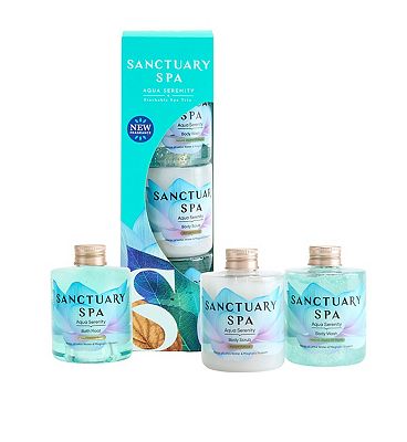 Sanctuary Spa Aqua Serenity Stackable Spa Trio Festive Gift Set