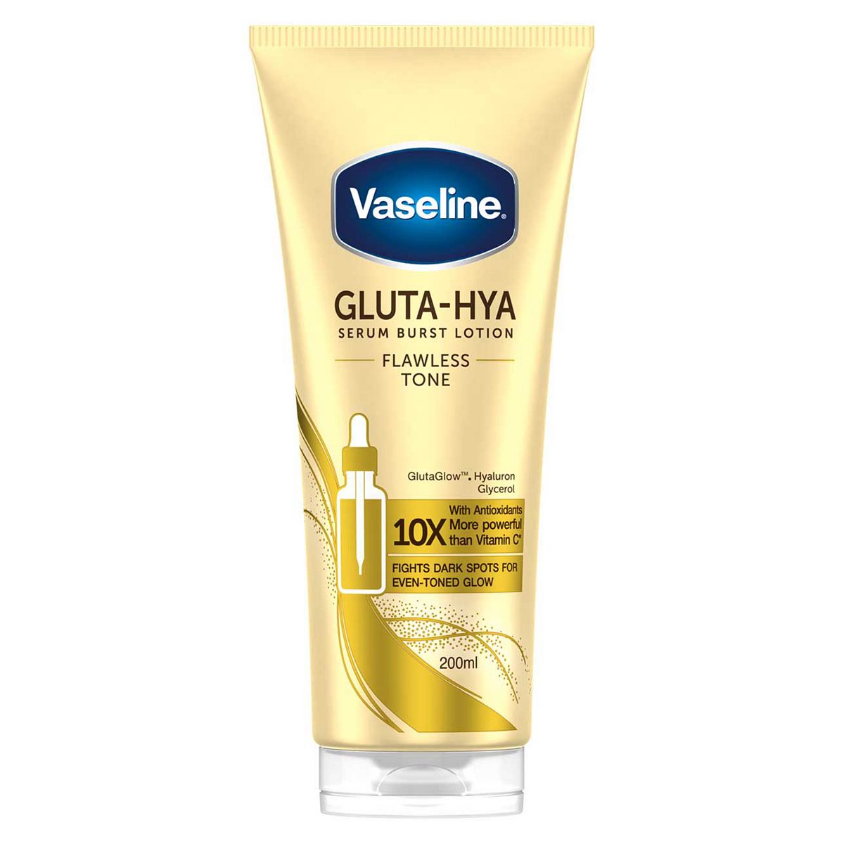 Vaseline Gluta-Hya Flawless Glow Serum Burst Lotion200 ml, 200ml