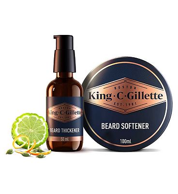 King C Gillette Beard Thickener & Beard Balm Bundle