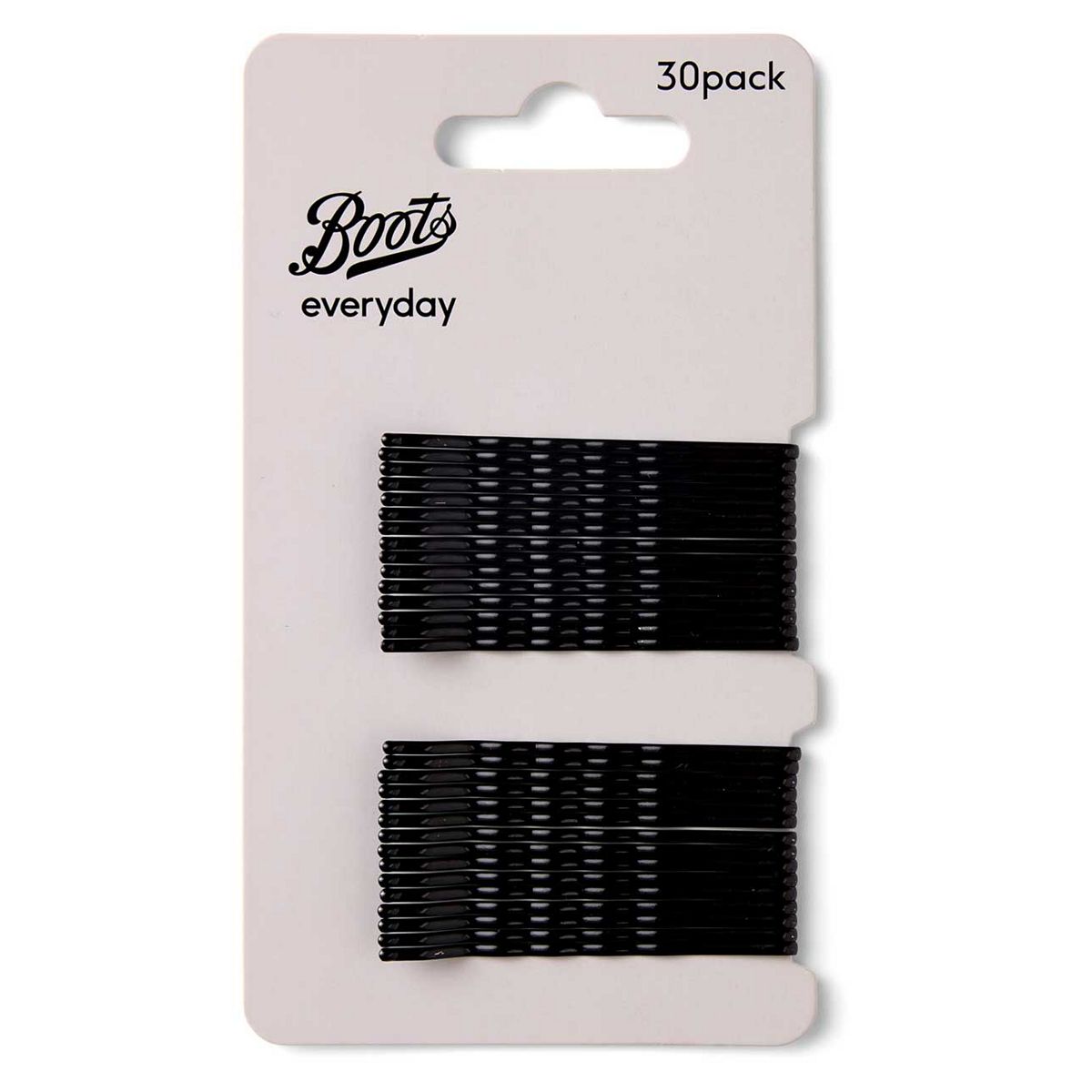   Black Hair Grips 30S Multicolor