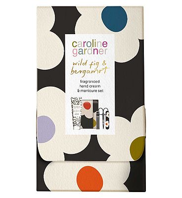 Caroline Gardner Wild Fig & Bergamot Fragranced Hand Cream 50ml & Manicure Set