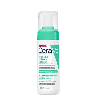 CeraVe Balancing Air Foam Foaming Facial Cleanser for Normal to Combination Skin 148ml