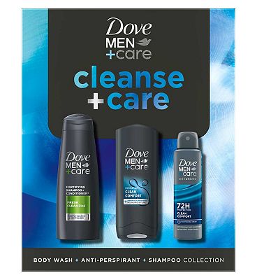 Dove Men+Care Cleanse + Care Trio Gift Set