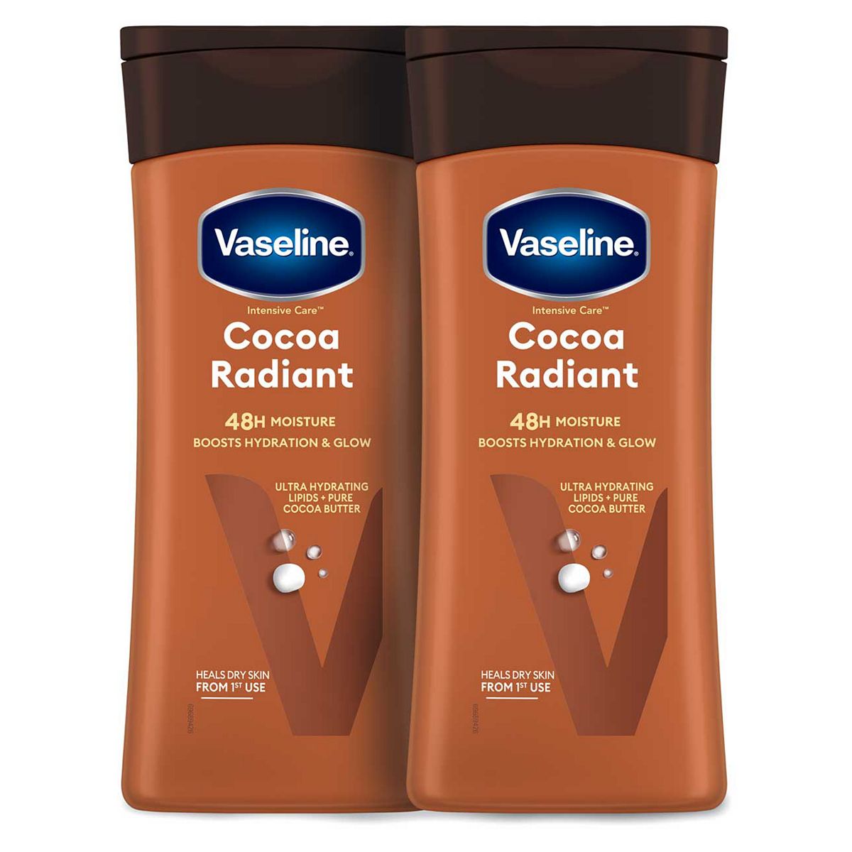 Vaseline Cocoa Body Lotion 400Ml X2