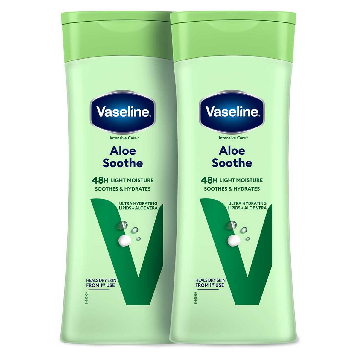 Vaseline Aloe Body Lotion 400Ml X2