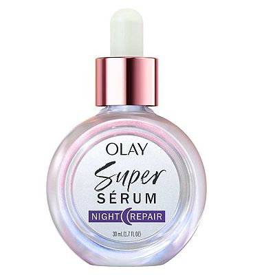 Olay Super Srum Night Repair 5-in-1 Benefits, Hydrating Face Serum 30ml. Pro-Vitamin B5
