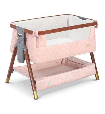 Tutti Bambini Cozee Luxe Mini Me Crib - Walnut/Blush