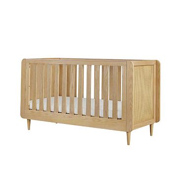 Tutti Bambini Japandi Cot Bed - Light Oak