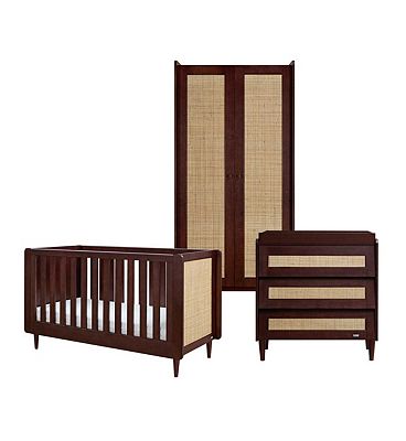 Tutti Bambini Japandi Mini 3 Piece Room Set - Warm Walnut