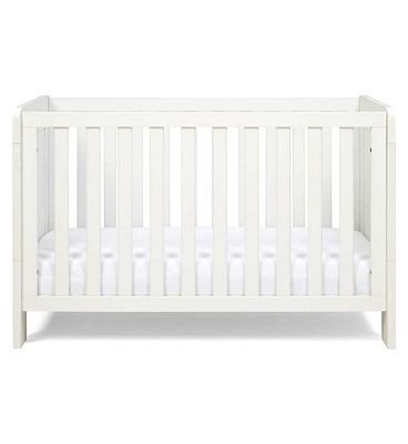 Tutti Bambini Alba Mini Cot Bed Essentials - White