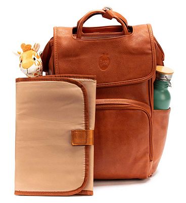 Tutti Bambini Baby Uma Vegan Leather Changing Bag Brown