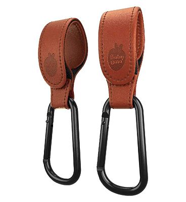 Tutti Bambini Baby Uma Vegan Leather Pram Clips Brown
