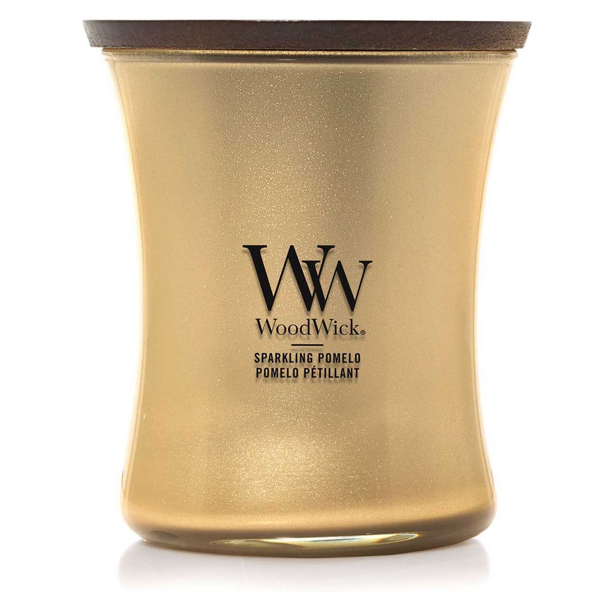 Woodwick Medium Hourglass Candle Sparking Pomelo 275g