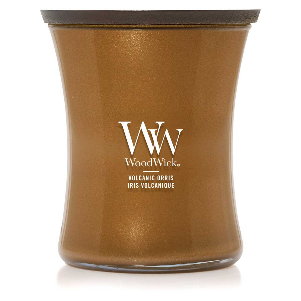 Woodwick Medium Hourglass Candle Volcanic Orris 275g