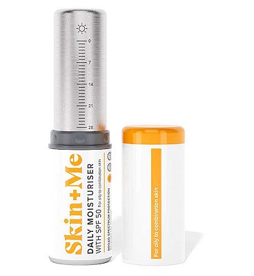 Skin + Me Daily Moisturiser With SPF50 For Oily To Combination Skin 24ml