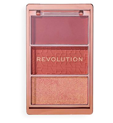 Revolution Blush Icon Palette Hot Pink Flag 10g Hot Pink Flag