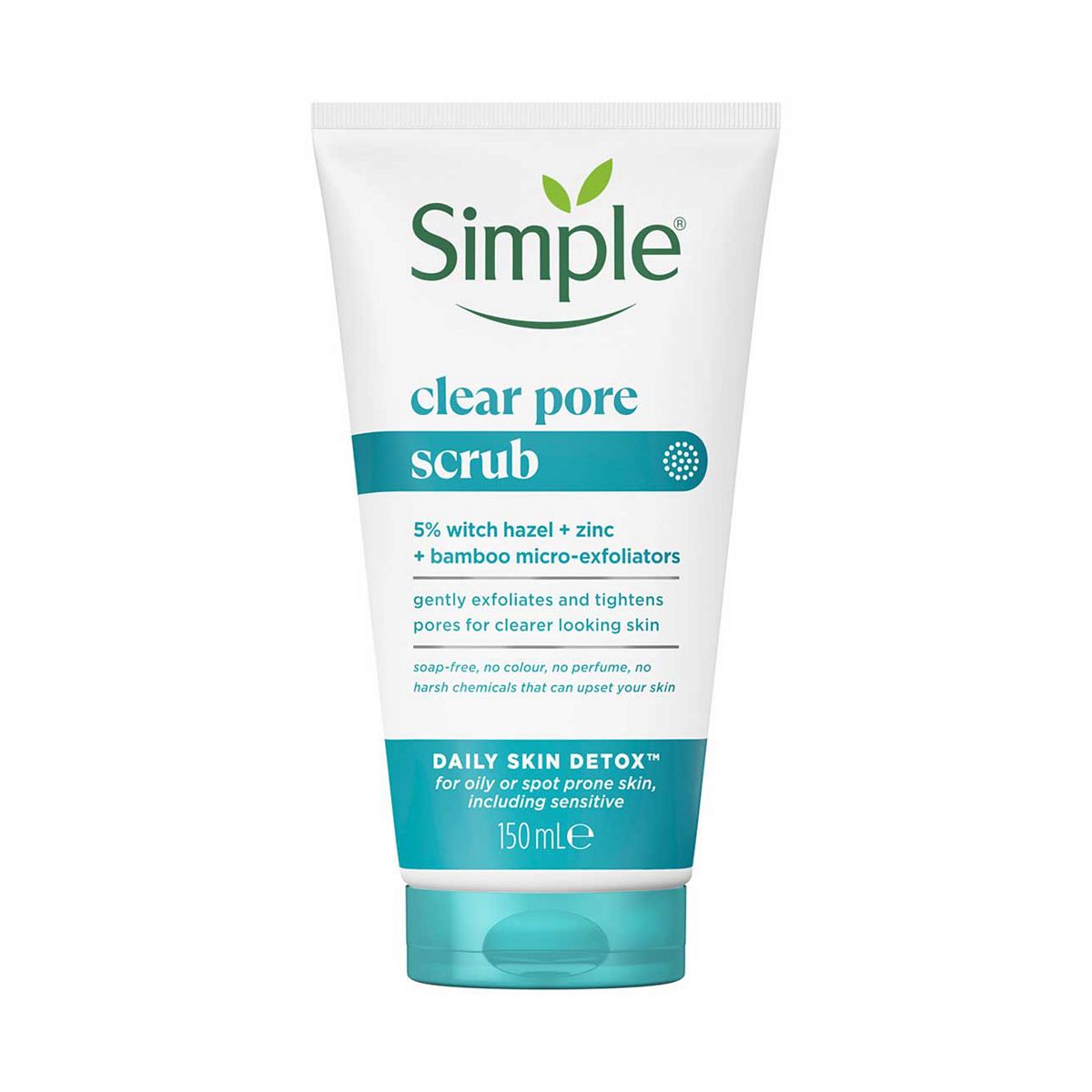 Simple Daily Skin Detox Clear Pore Scrub 150 ml