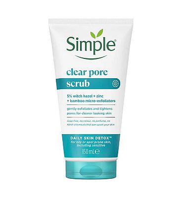 Simple Daily Skin Detox Clear Pore Scrub 150 ml