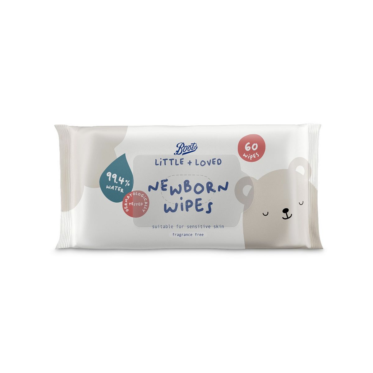   Little + Loved Newborn Baby Wipes 60