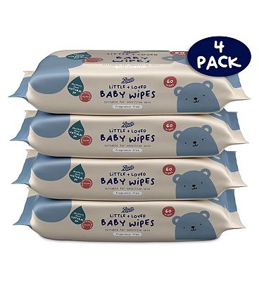 Boots Little And Loved Baby Fragrance Free Travel Wipes 20 wipes
