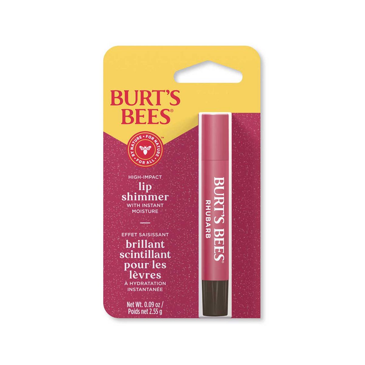 Burt's Bees Lip Balm Shimmer Rhubarb 2.6g