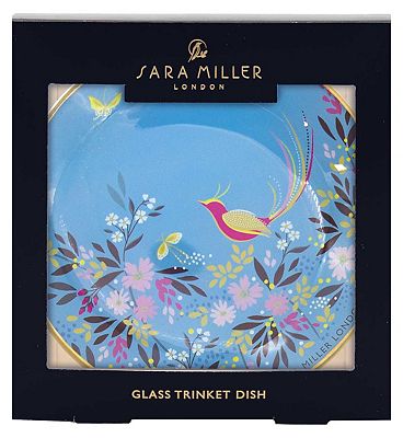 Sara Miller London Enchanted Garden Glass Trinket Dish
