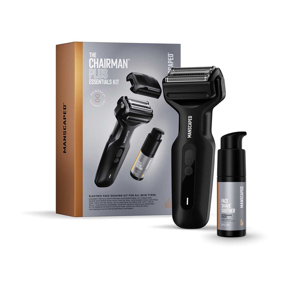 Manscaped The Chairman Plus Essentials Kit (Includes Face Shave Soother 28Ml)