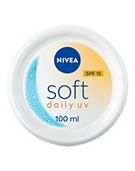 NIVEA Soft Daily UV Moisturiser for Face Hand & Body SPF15 100ml