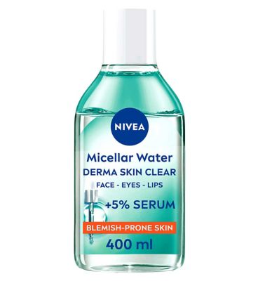 NIVEA Derma Skin Clear Serum Infused Micellar Water 400ml (2)