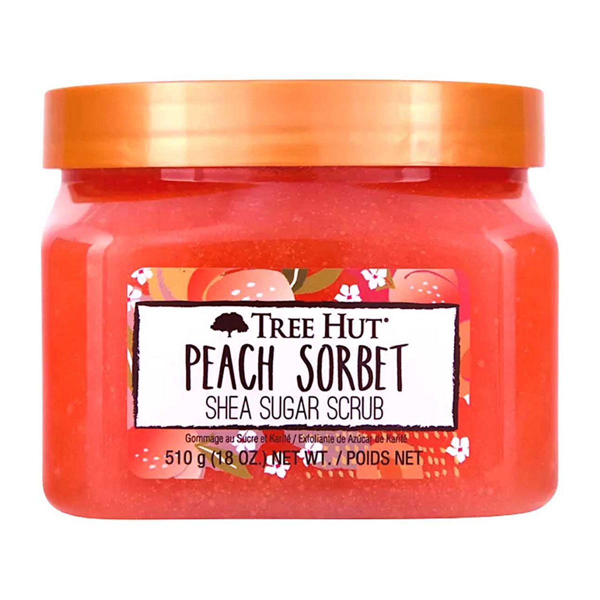 Tree Hut Shea Sugar Body Scrub Peach Sorbet 510g