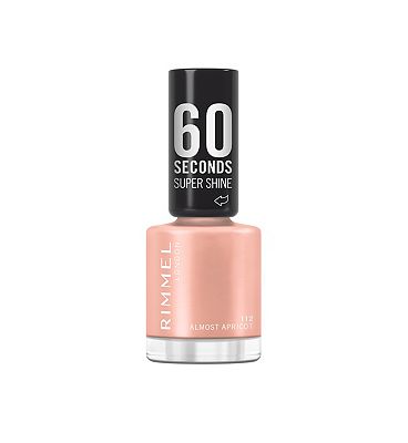 Rimmel 60 Seconds Super Shine Nail Polish 112 Almost Apricot