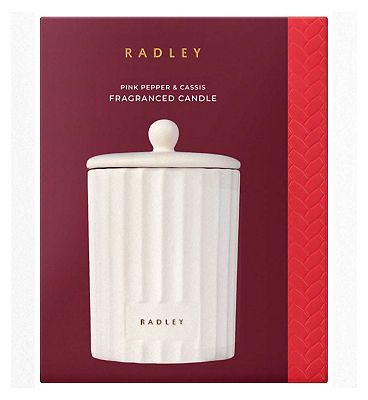 Radley Pink Pepper & Cassis Fragranced Candle 220g