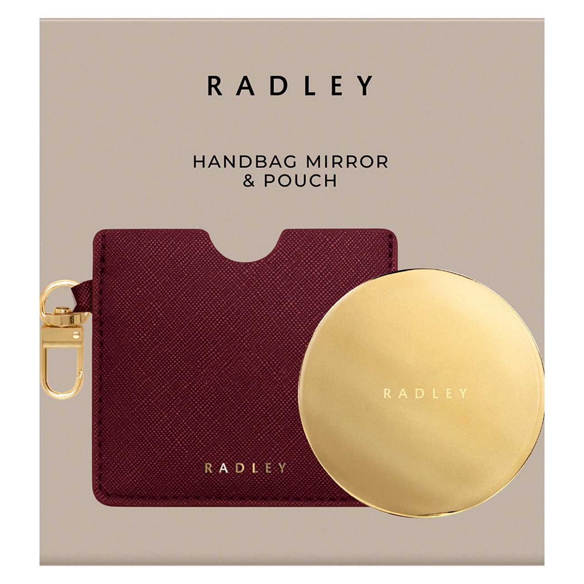 Radley Handbag Mirror & Pouch Multicolor