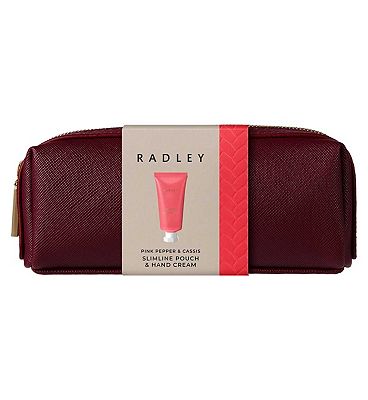 Radley Slimline Pouch with Pink Pepper & Cassis Hand Cream