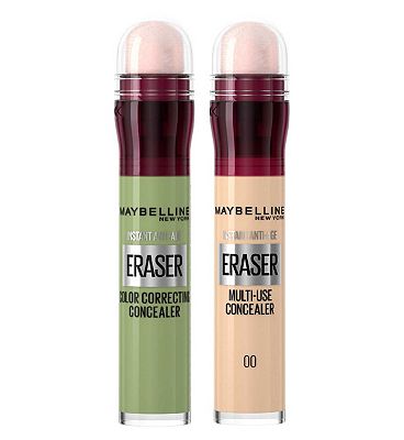 Maybelline Instant Colour Correcting Concealer Duo Bundle - Light & Green