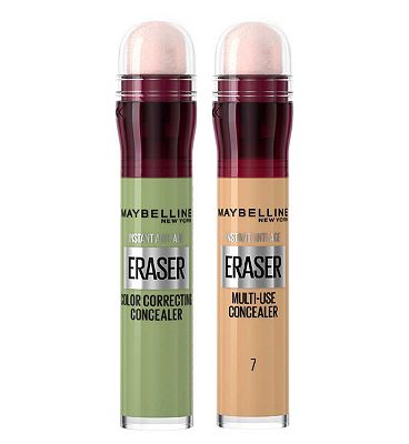 Maybelline Instant Colour Correcting Concealer Duo Bundle - Sand & Green