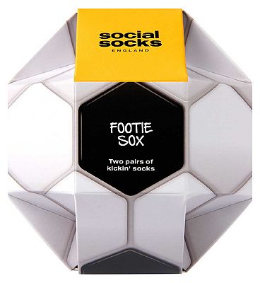 Social Socks Footie Sox x 2 Pairs