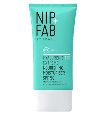 Nip+Fab Hyaluronic Fix Extreme4 Nourishing spf50 Moisturiser 50ml