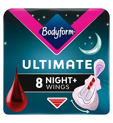 Bodyform Ultimate Ultra Night Wing 8pk