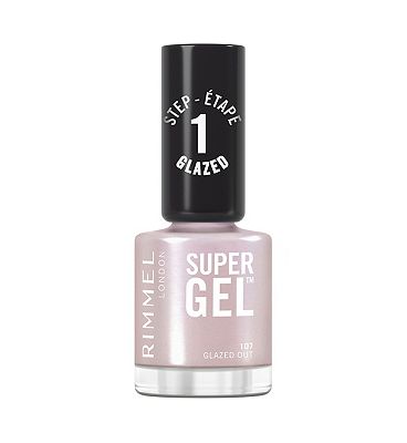 Rimmel Super Gel Nail Polish 107 Glazed Out 12ml