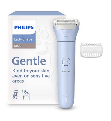 Philips Ladyshave 6000 Series Wet & Dry Cordless Lady Shaver with Accessory BRL127/00