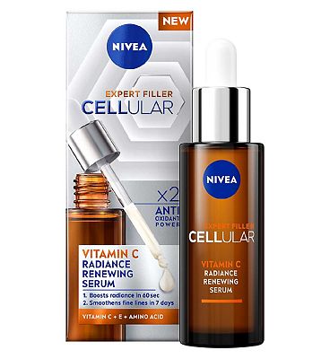 Click to view product details and reviews for Nivea Cellular Expert Filler Vitamin C Radiance Renewing Face Serum 30ml.
