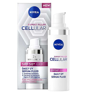 NIVEA Cellular Expert Filler Daily UV Face Serum Fluid SPF50+ 30ml