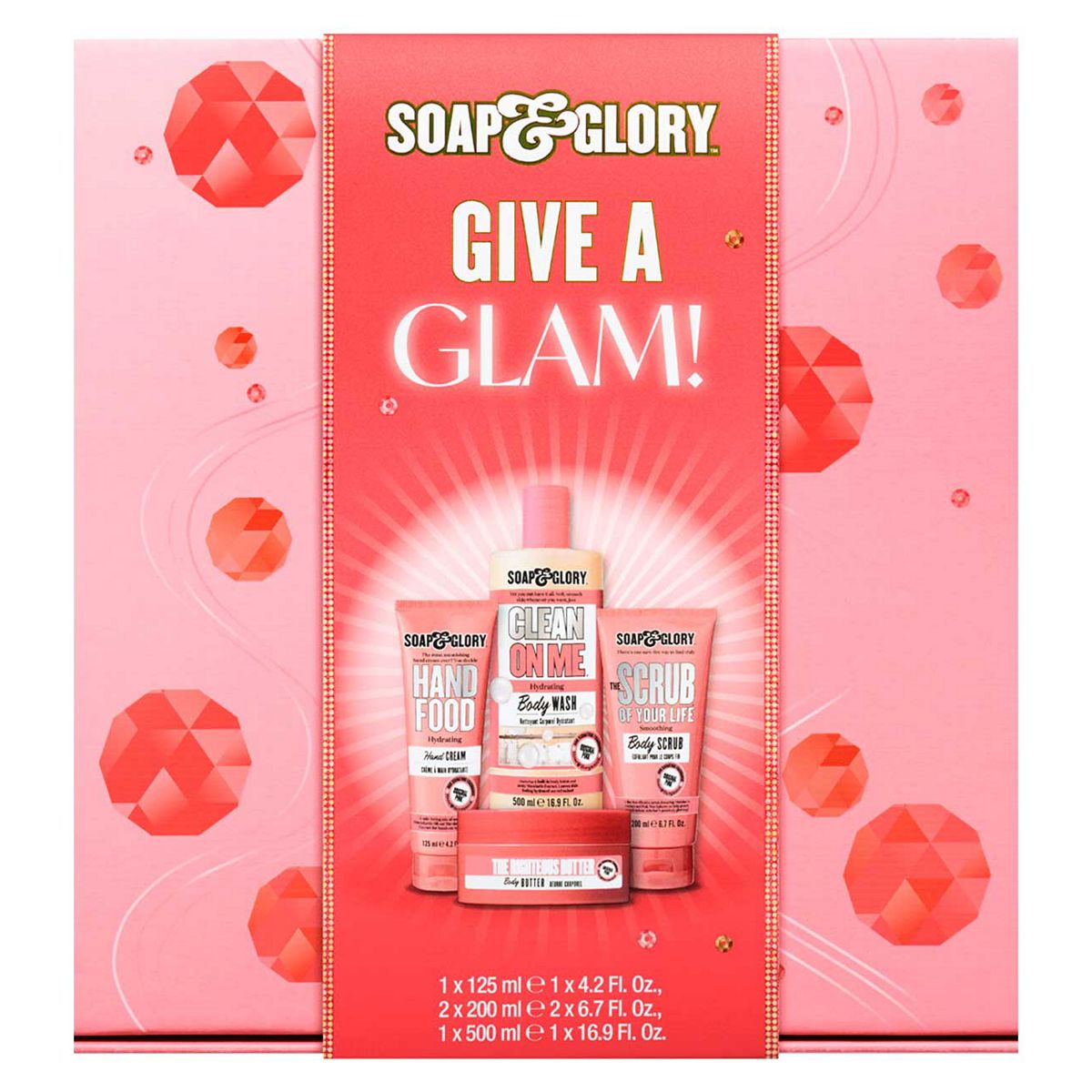 Soap & Glory Give A Glam 4 Piece Gift Set