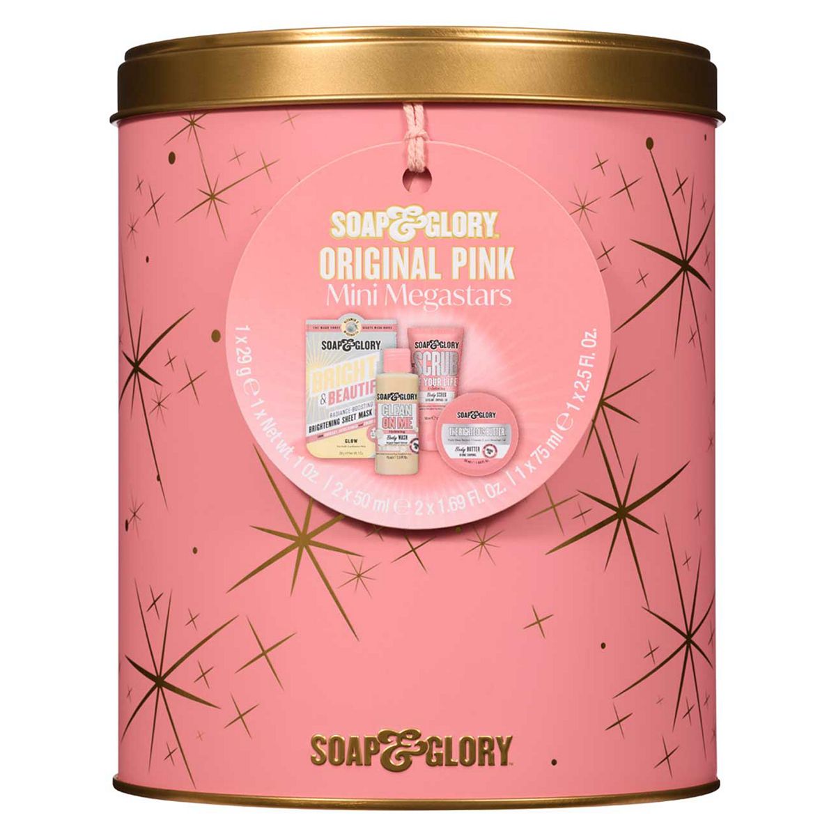 Soap & Glory Original Pink Mini Megastars 4 Piece Gift Set
