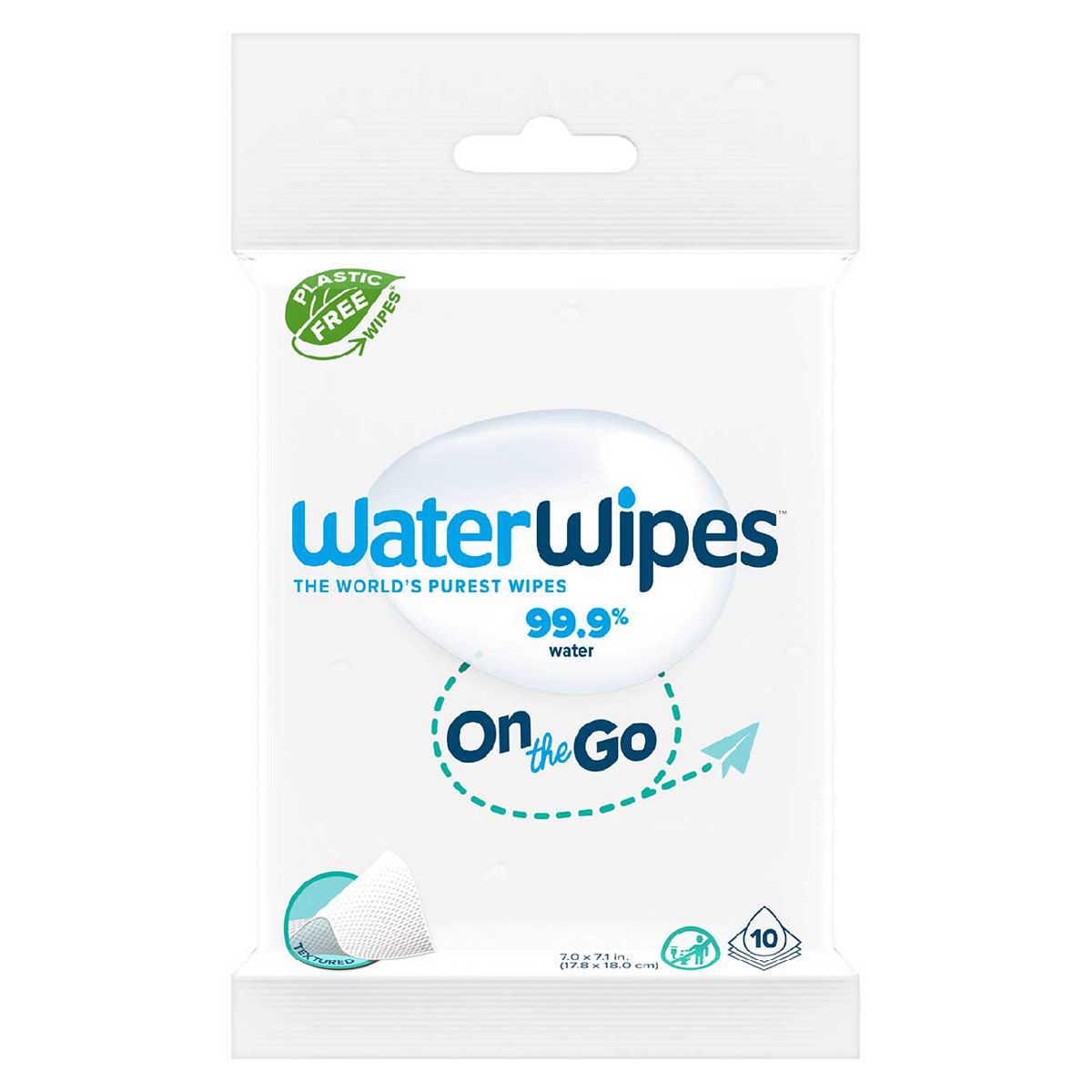 Water Wipes Waterwipes On The Go Wipes (10 Wipes)